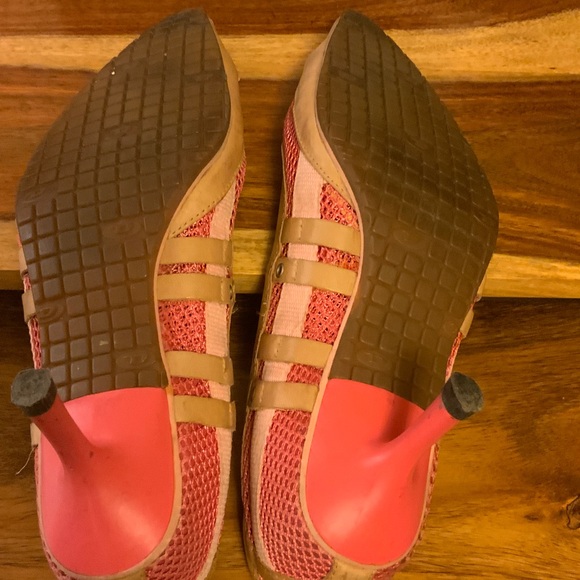 Diesel Pink & Tan Piretta Heels - Picture 4 of 6